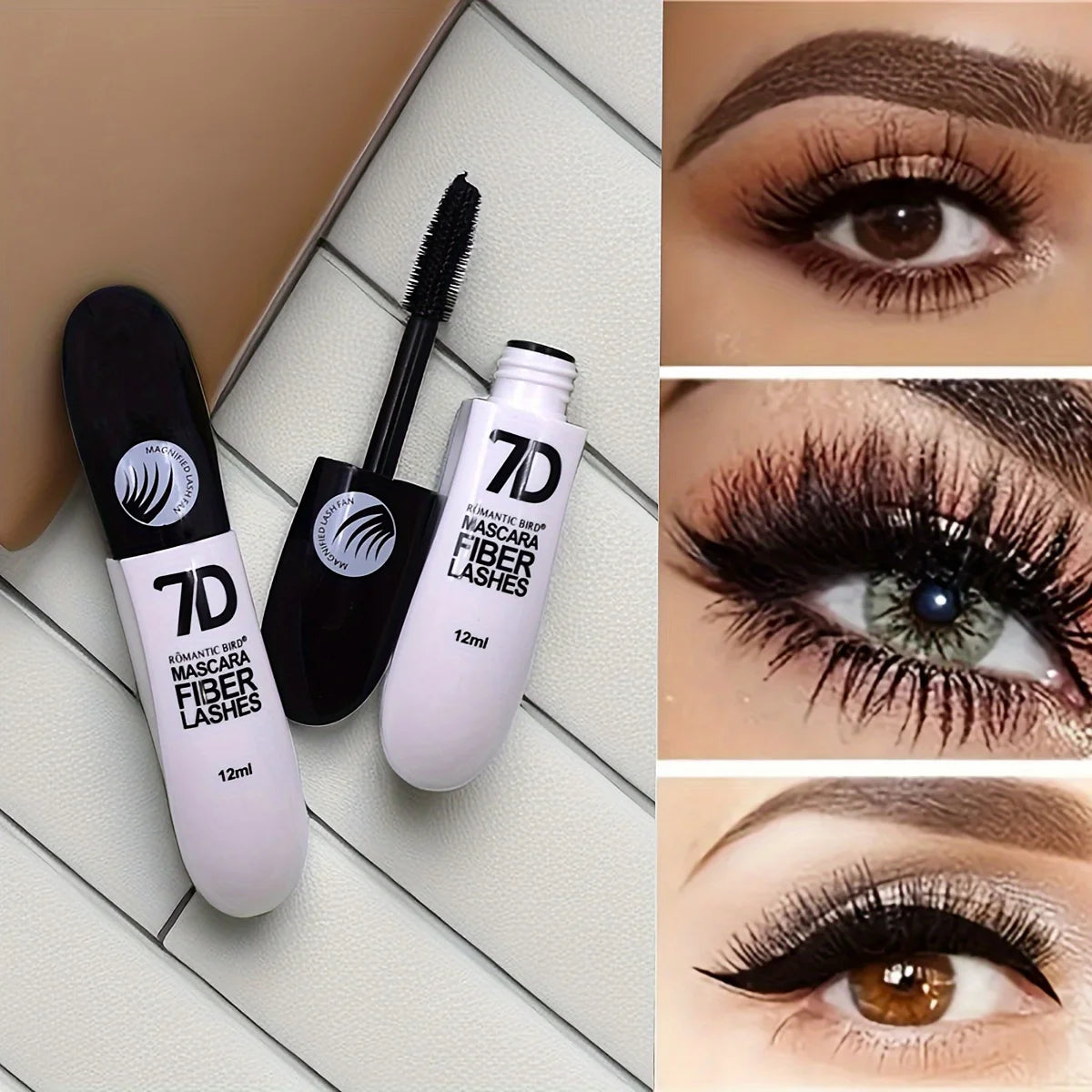 7D Fiber Mascara 👁️ Waterproof. Dramatic. All day. ✨