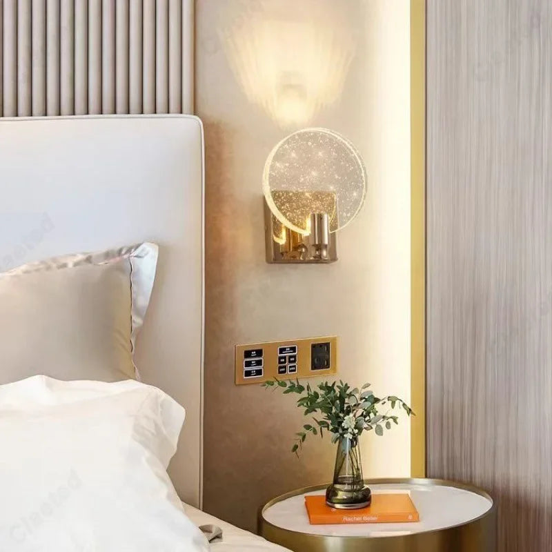 Crystal LED Wall Lamp 💡 Instant luxury. Any room. ✨