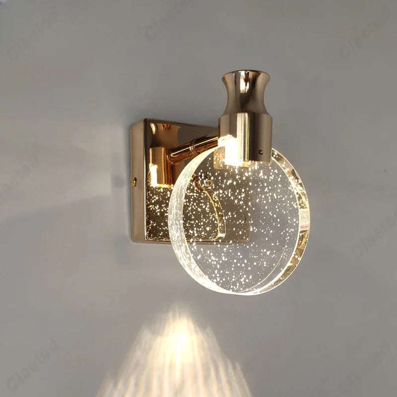 Crystal LED Wall Lamp 💡 Instant luxury. Any room. ✨