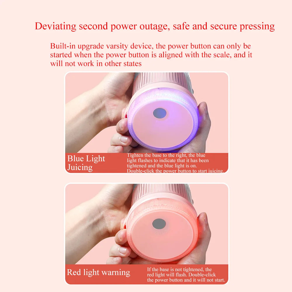Portable USB Blender Bottle 🍓 Fresh juice anywhere. Zero effort. ✨