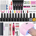 💅 Complete Pro Gel Nail Kit UV Lamp • Nail Drill • Gel Polish • Base & Top Coat Everything for perfect nails. One box. ✨