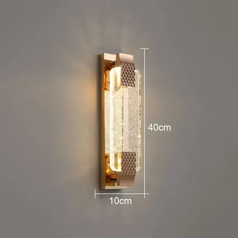 Spain Crystal Modern LED Bubble Wall Lamp 110-220V