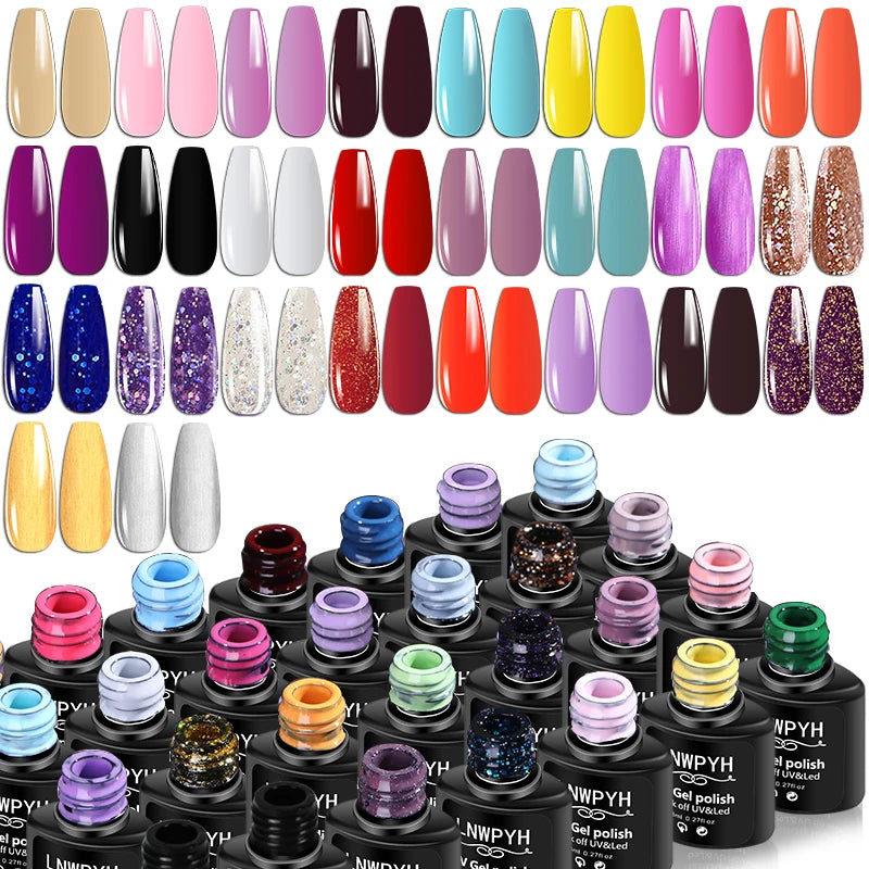 26 Gel Nail Colors + Base & Top Coat 💅 Salon nails. Done at home. ✨