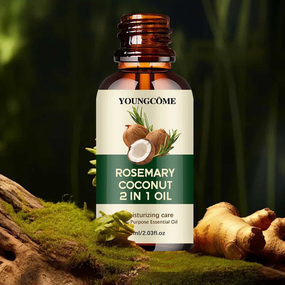 Rosemary Hair Growth Oil 🌿 Stop hair loss. Start growing. ✨