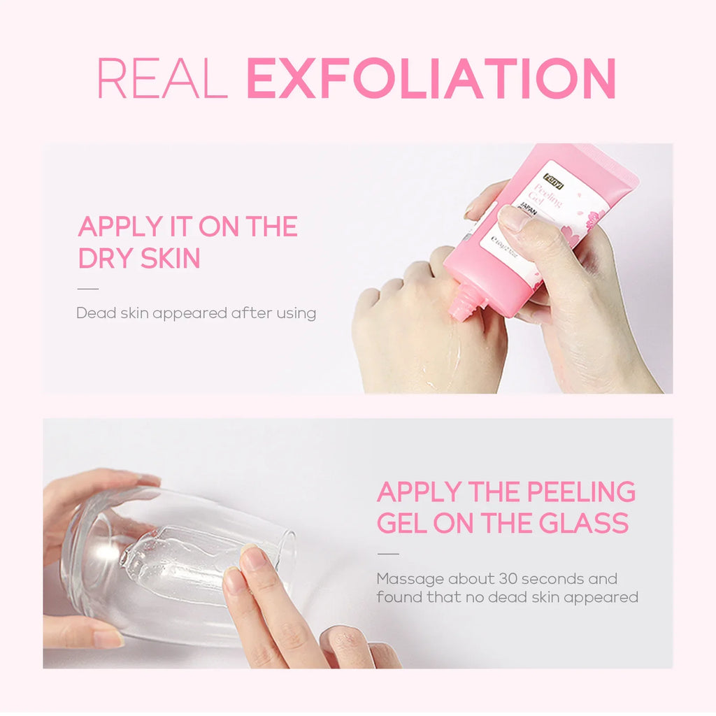 Sakura Facial Scrub 🌸 Deep clean. Instant glow. ✨