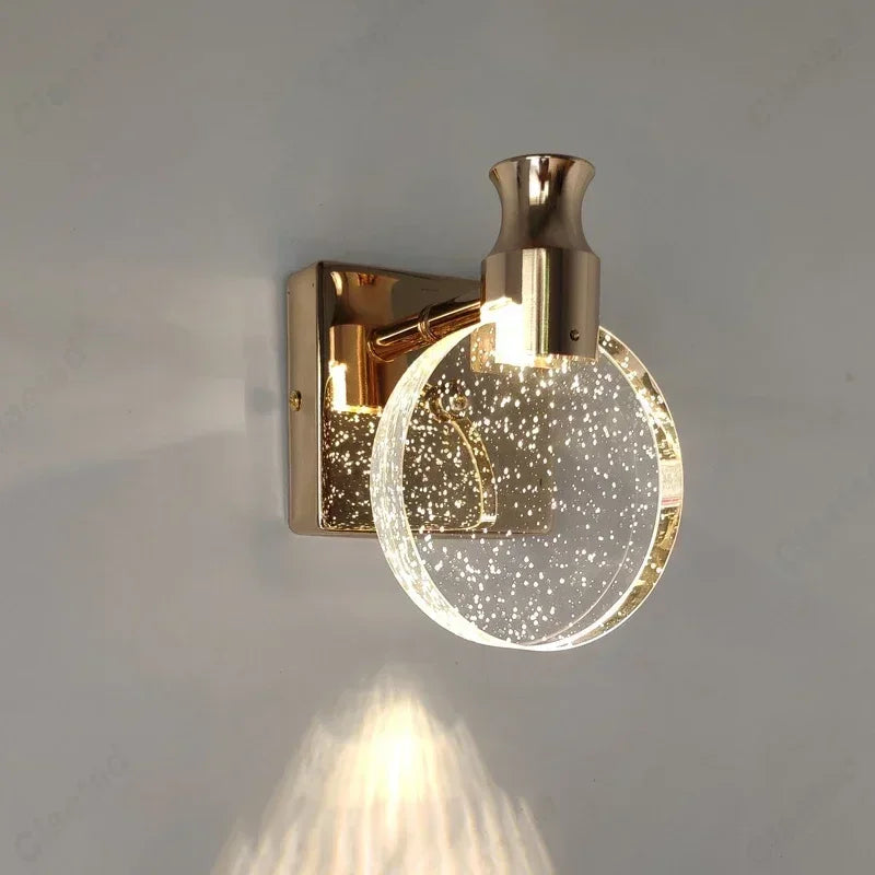 Crystal LED Wall Lamp 💡 Instant luxury. Any room. ✨