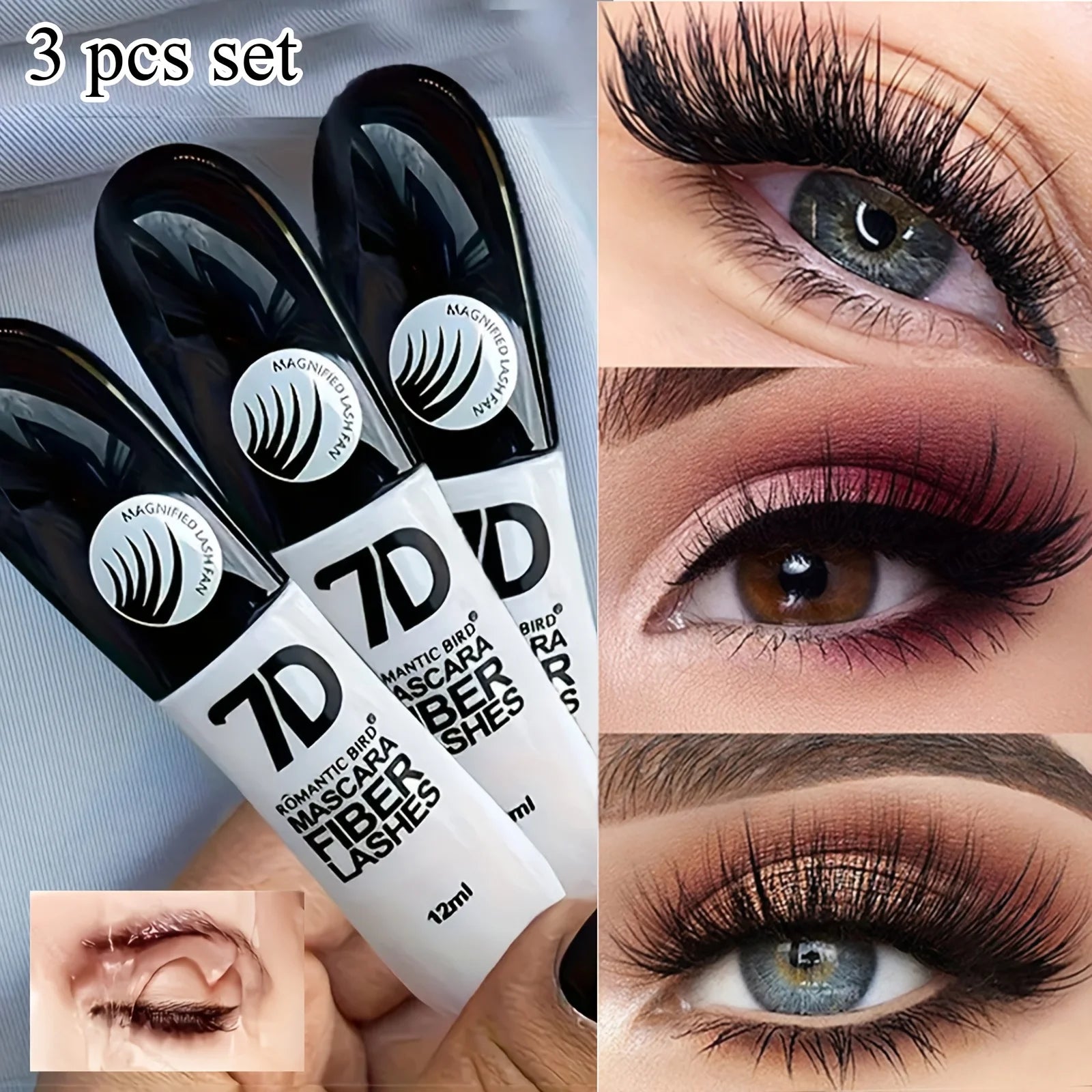 7D Fiber Mascara 👁️ Waterproof. Dramatic. All day. ✨