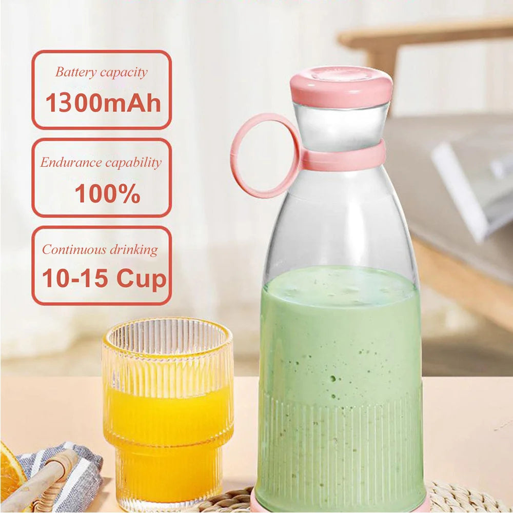 Portable USB Blender Bottle 🍓 Fresh juice anywhere. Zero effort. ✨
