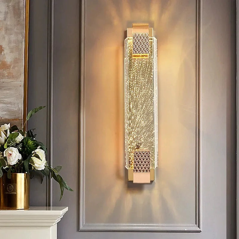 Spain Crystal Modern LED Bubble Wall Lamp 110-220V