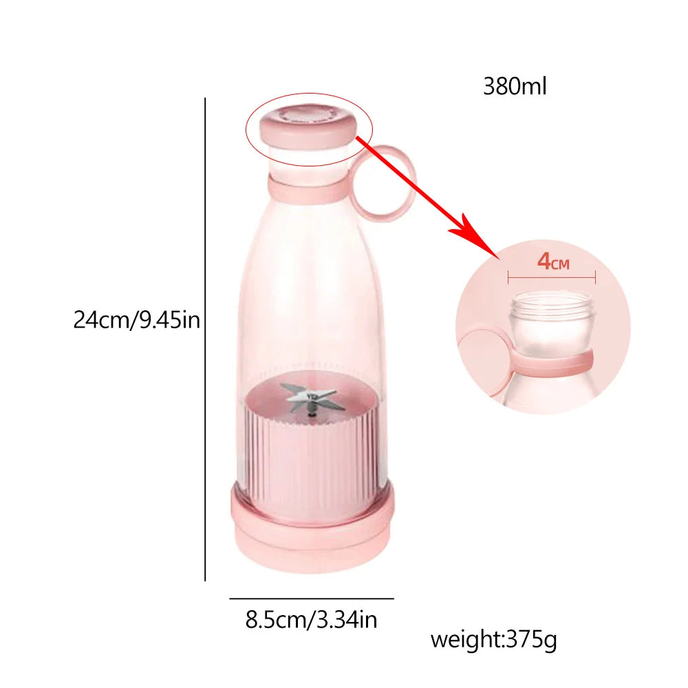 Portable USB Blender Bottle 🍓 Fresh juice anywhere. Zero effort. ✨